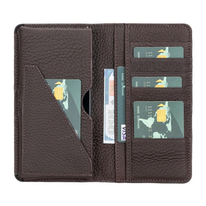 Calvina Universal Leather Wallet Case 6.2"