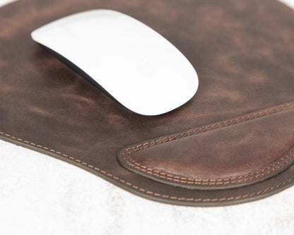 Cushioned Leather Mouse Pad