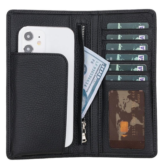 Evra Universal Leather Wallet Case 7" FL1