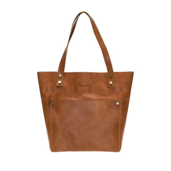 Geniun Leather Women Moon Tote Bag Medium / G19