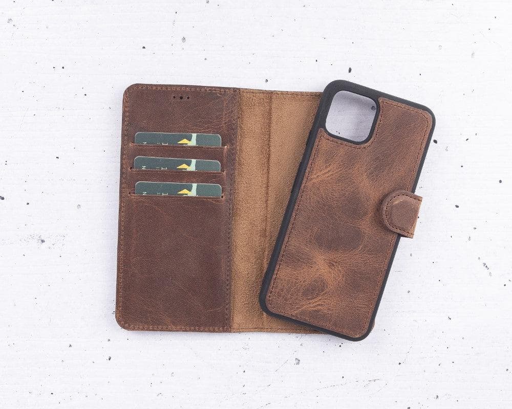 Google Pixel 4 Series Detachble Magnetic Wallet Leather Case Google Pixel XL / Brown