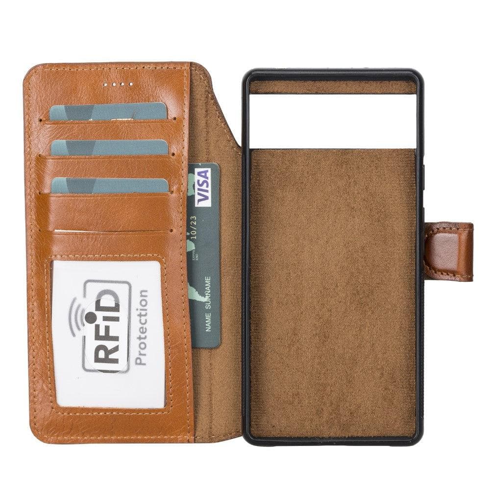 Google Pixel 6 Series Detachble Magnetic Wallet Leather Case