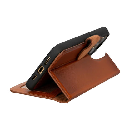 iPhone 15 Series Leather Wallet Case