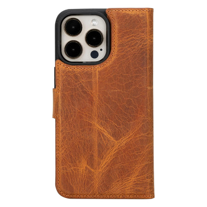 iPhone 15 Series Leather Wallet Case