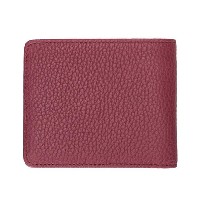 Jeffry Leather Wallet Bordeaux Bouletta