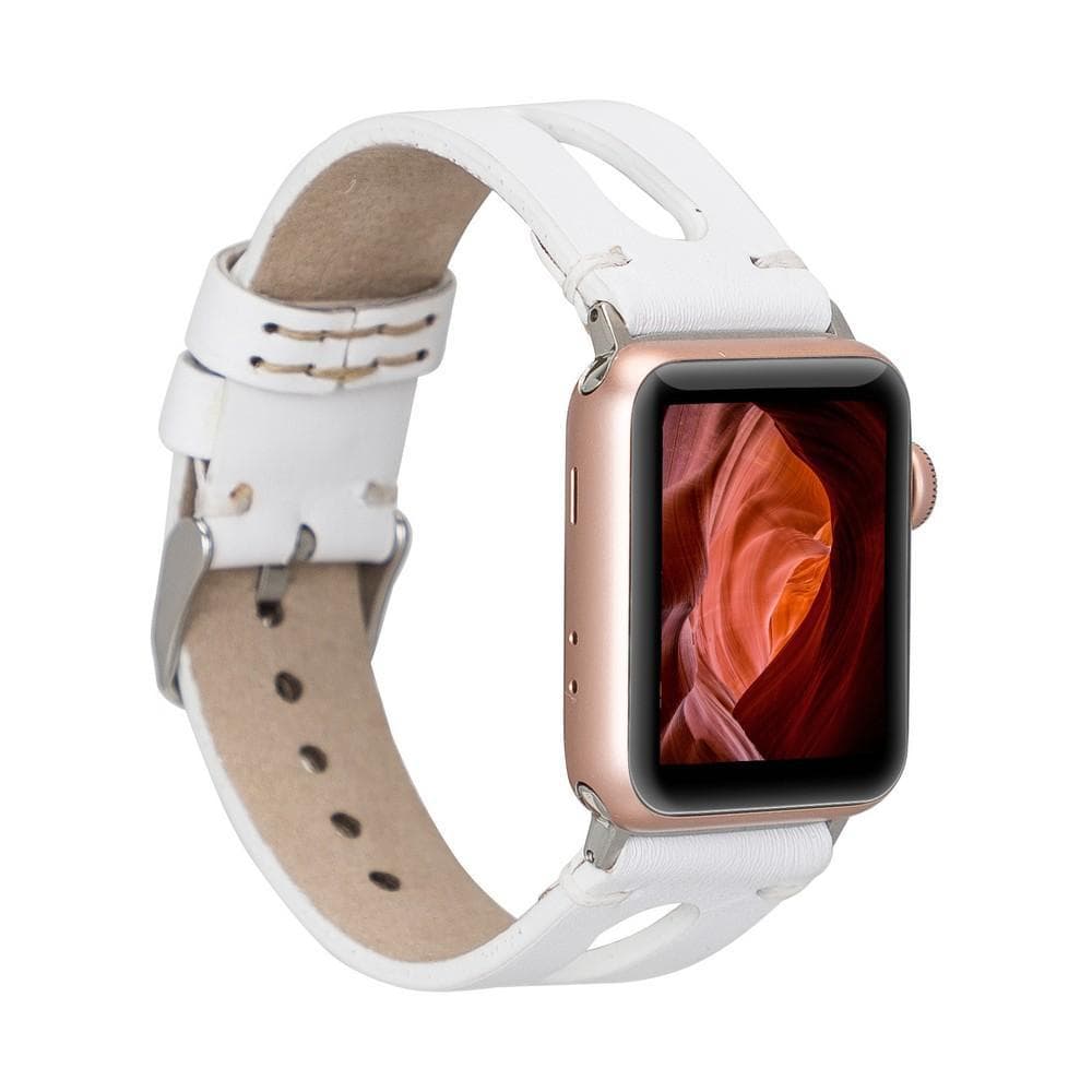 Leather Apple Watch Bands - BA2 Style Drop Cut F3