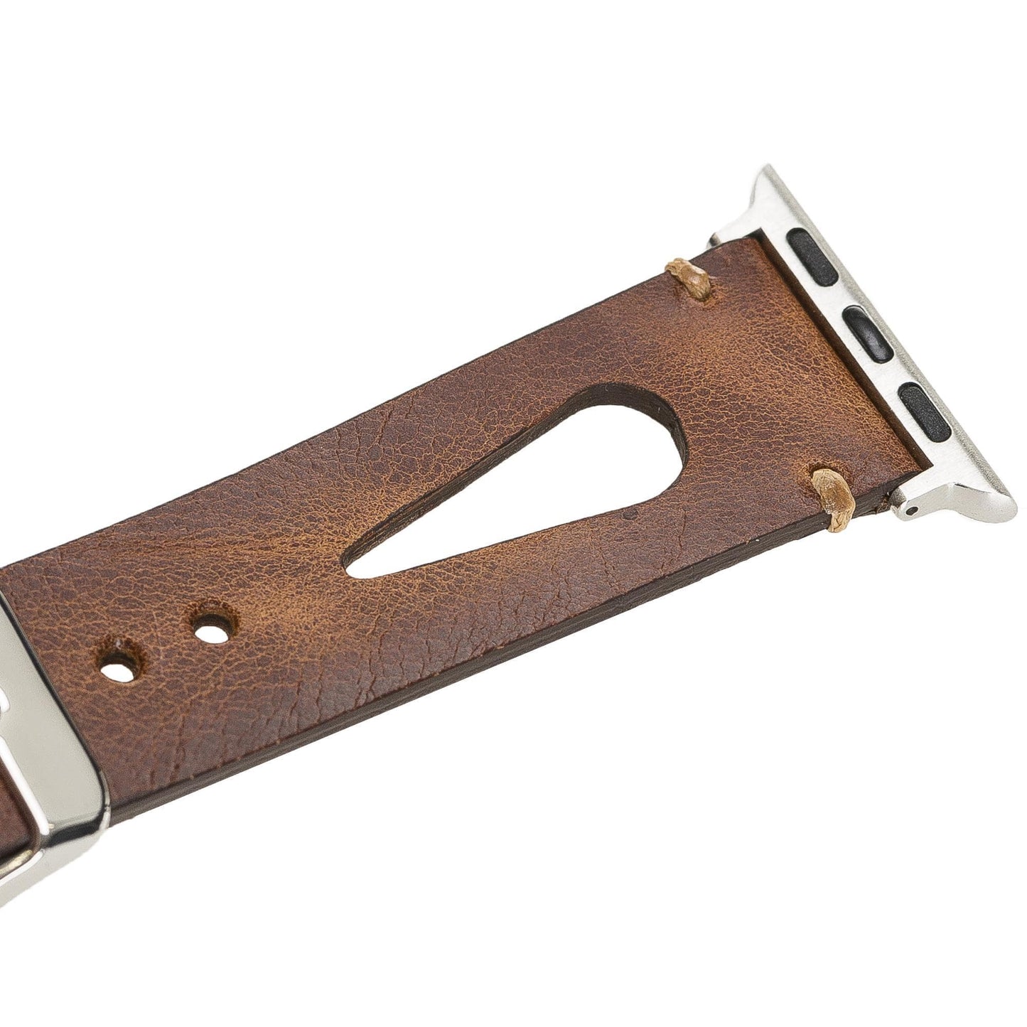 Leather Apple Watch Bands - BA2 Style Drop Cut