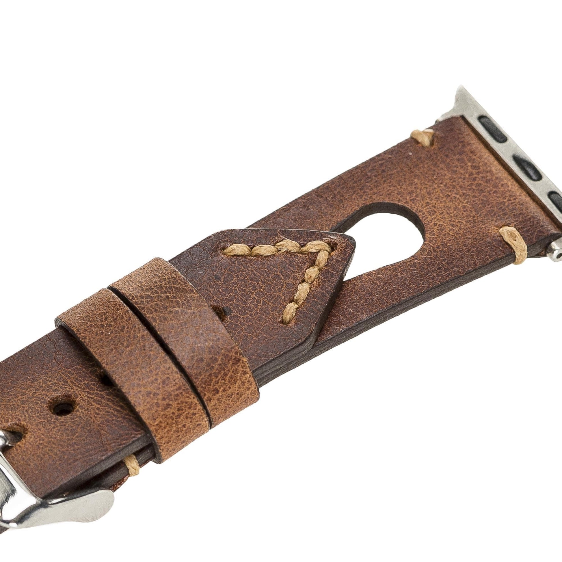 Leather Apple Watch Bands - BA2 Style Drop Cut