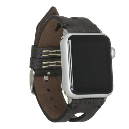 Leather Apple Watch Bands - BA2 Style Drop Cut TN1