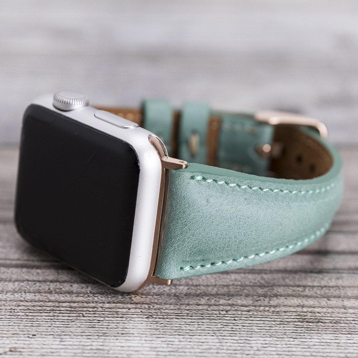 Leather Apple Watch Bands - Clasic Slim Style