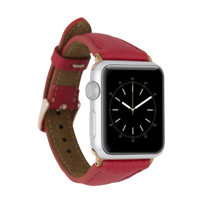 Leather Apple Watch Bands - Clasic Slim Style ERC2