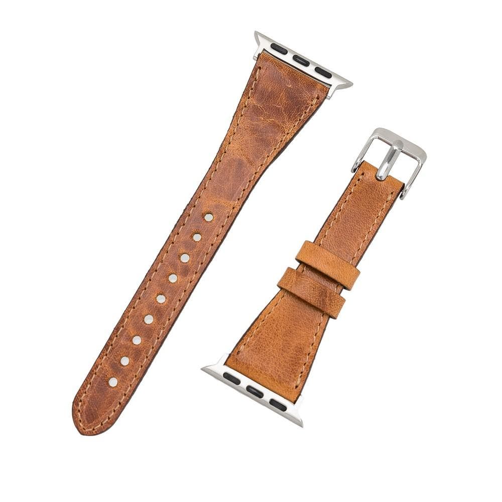 Leather Apple Watch Bands - Clasic Slim Style