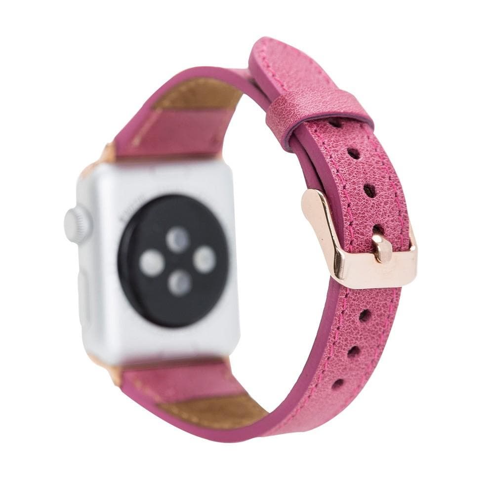 Leather Apple Watch Bands - Clasic Slim Style