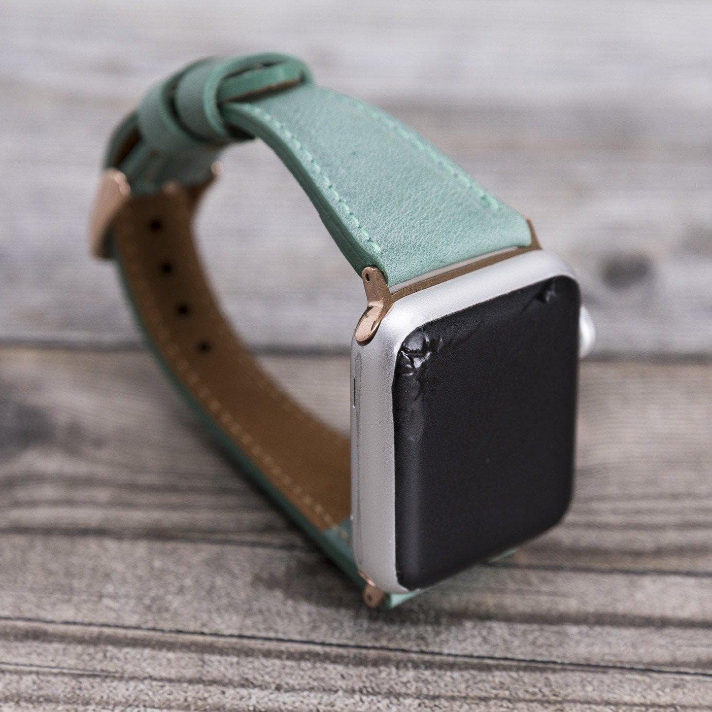 Leather Apple Watch Bands - Clasic Slim Style