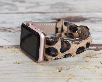 Leather Apple Watch Bands - Clasic Slim Style