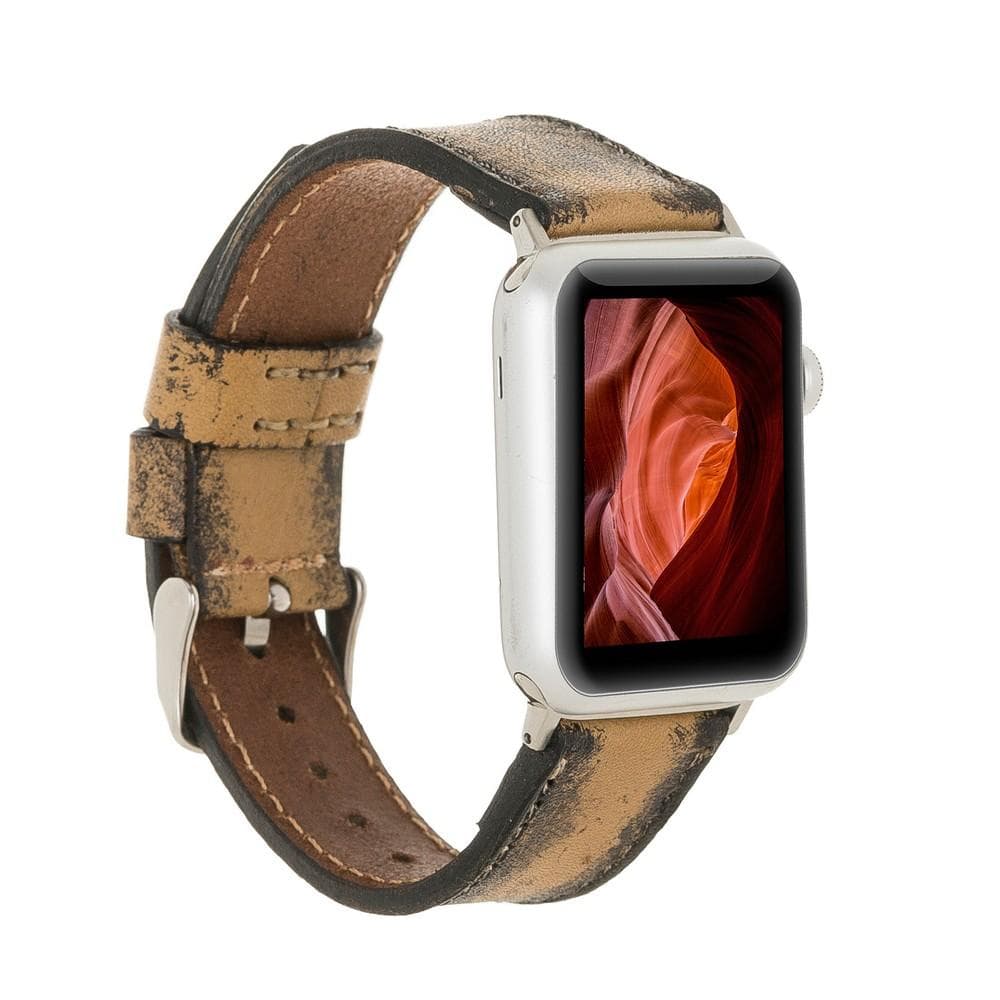 Leather Apple Watch Bands - Classic Style V12SEF