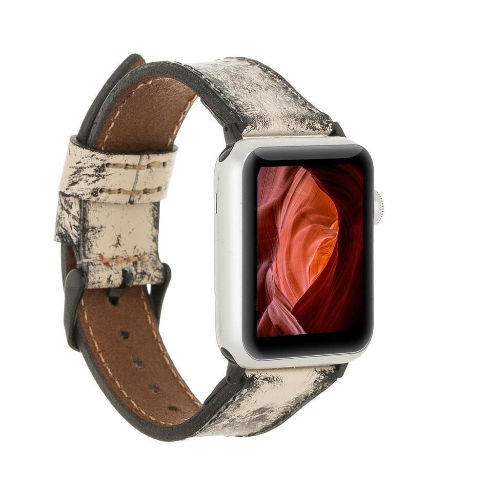 Leather Apple Watch Bands - Classic Style V26SEF