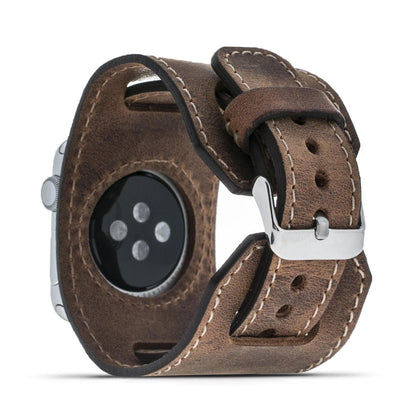 Leather Apple Watch Bands - Cuff Style