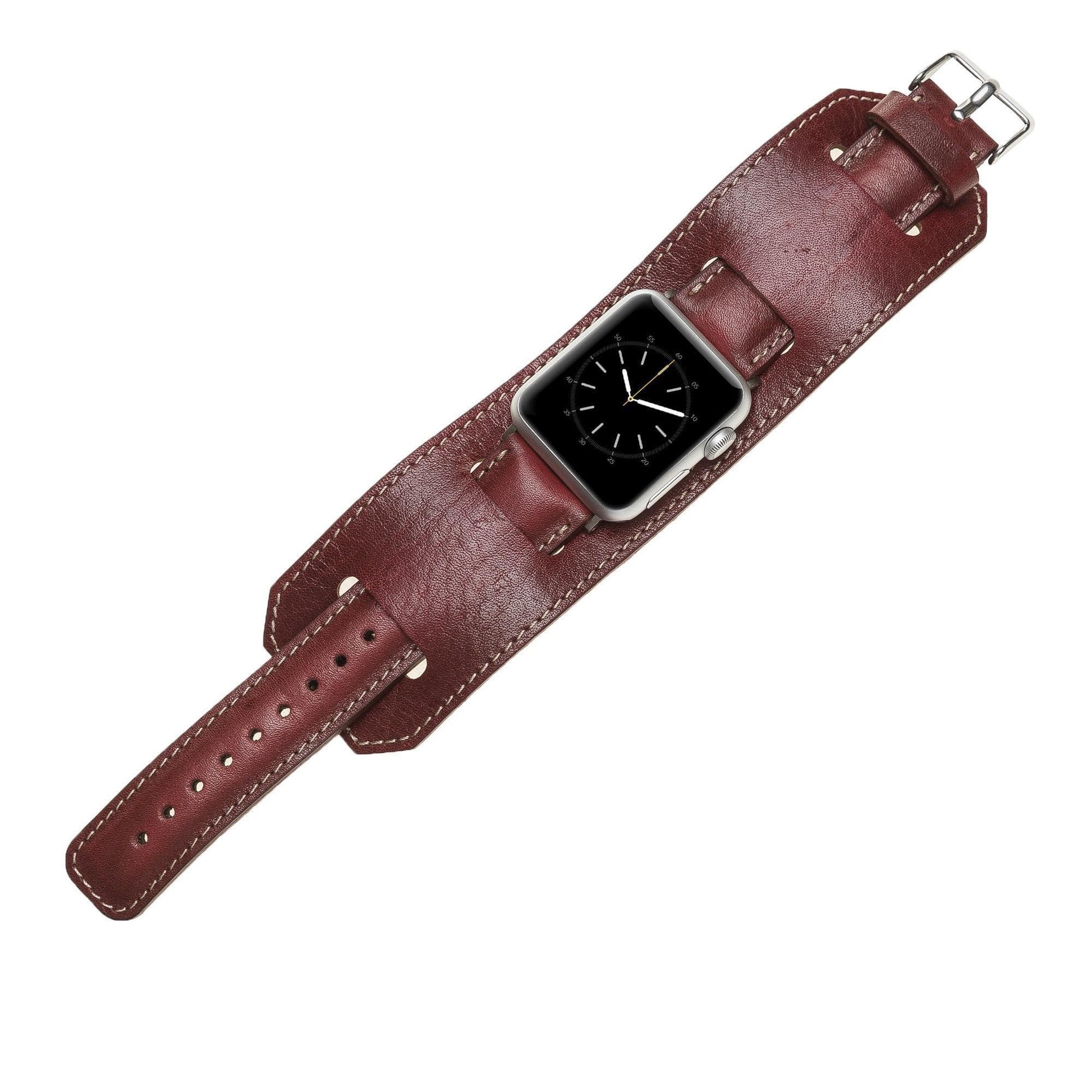 Leather Apple Watch Bands - Cuff Style