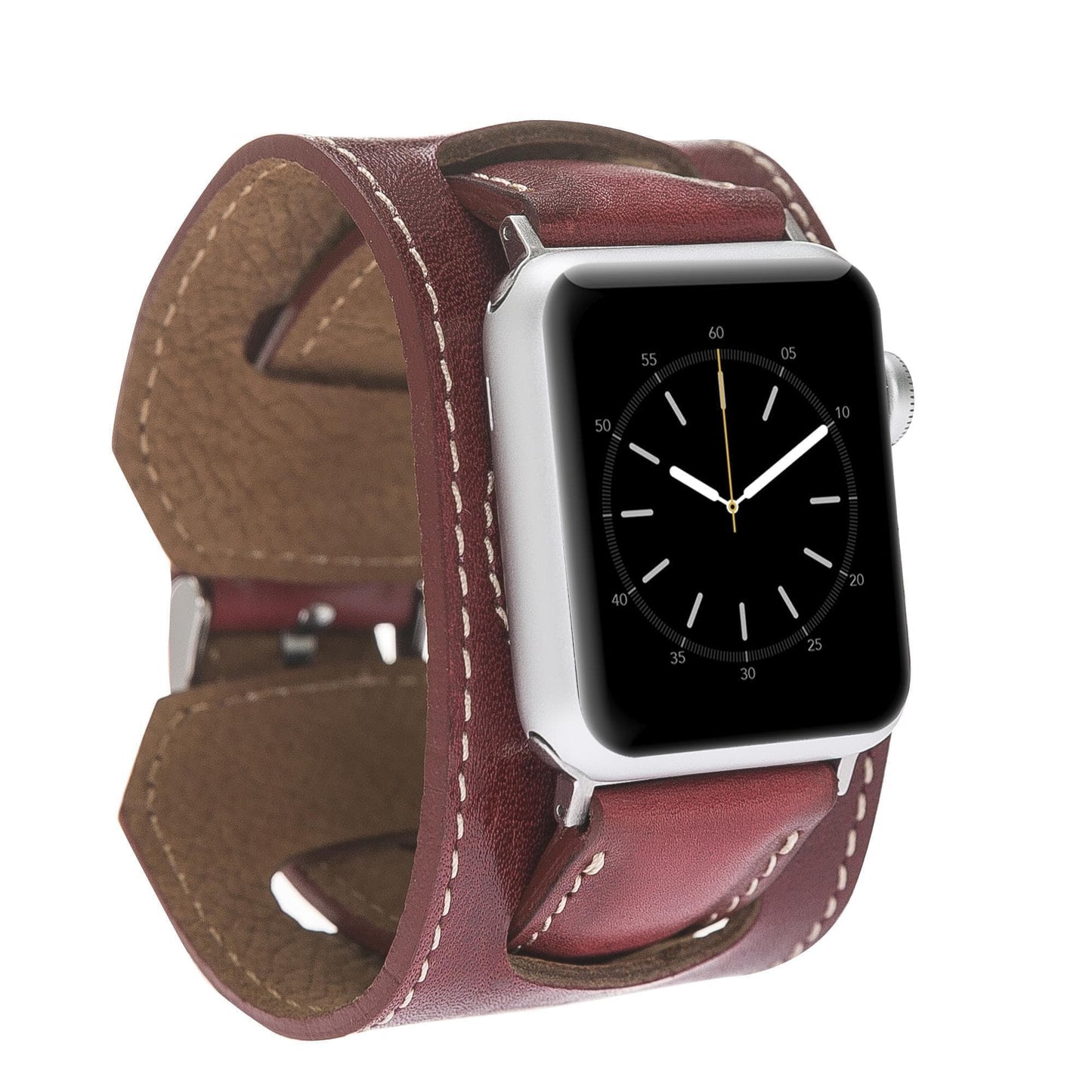 Leather Apple Watch Bands - Cuff Style V4EF