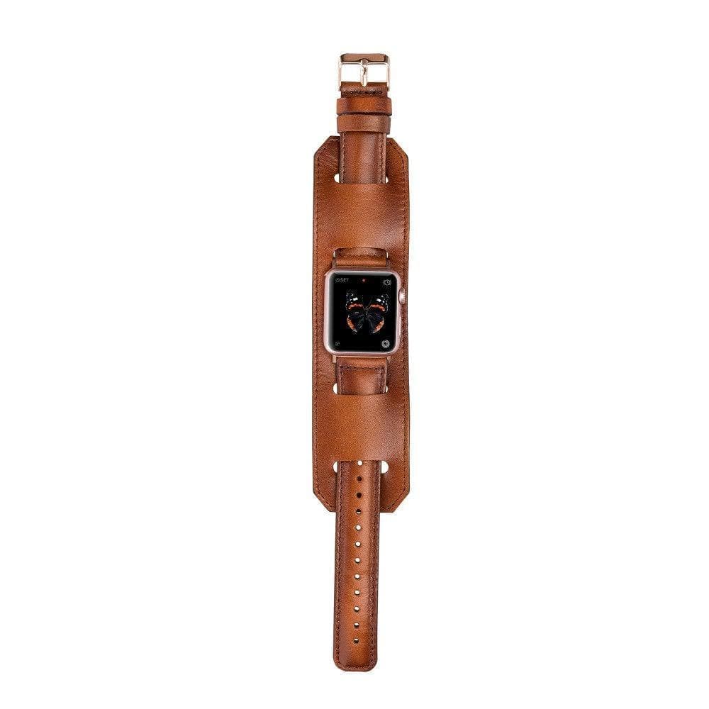 Leather Apple Watch Bands - Cuff Style