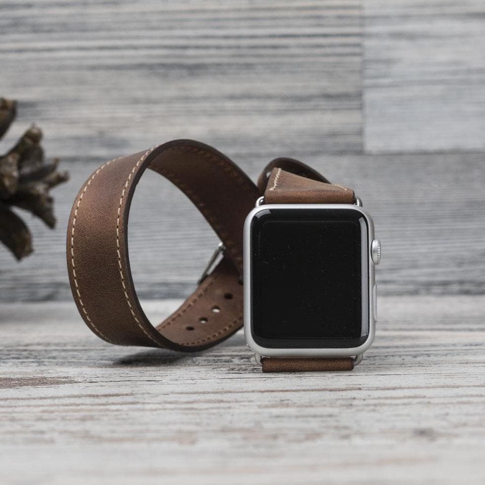 Leather Apple Watch Bands - DT Double Tour Style G2