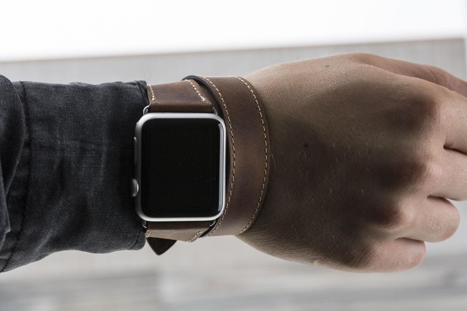 Leather Apple Watch Bands - DT Double Tour Style