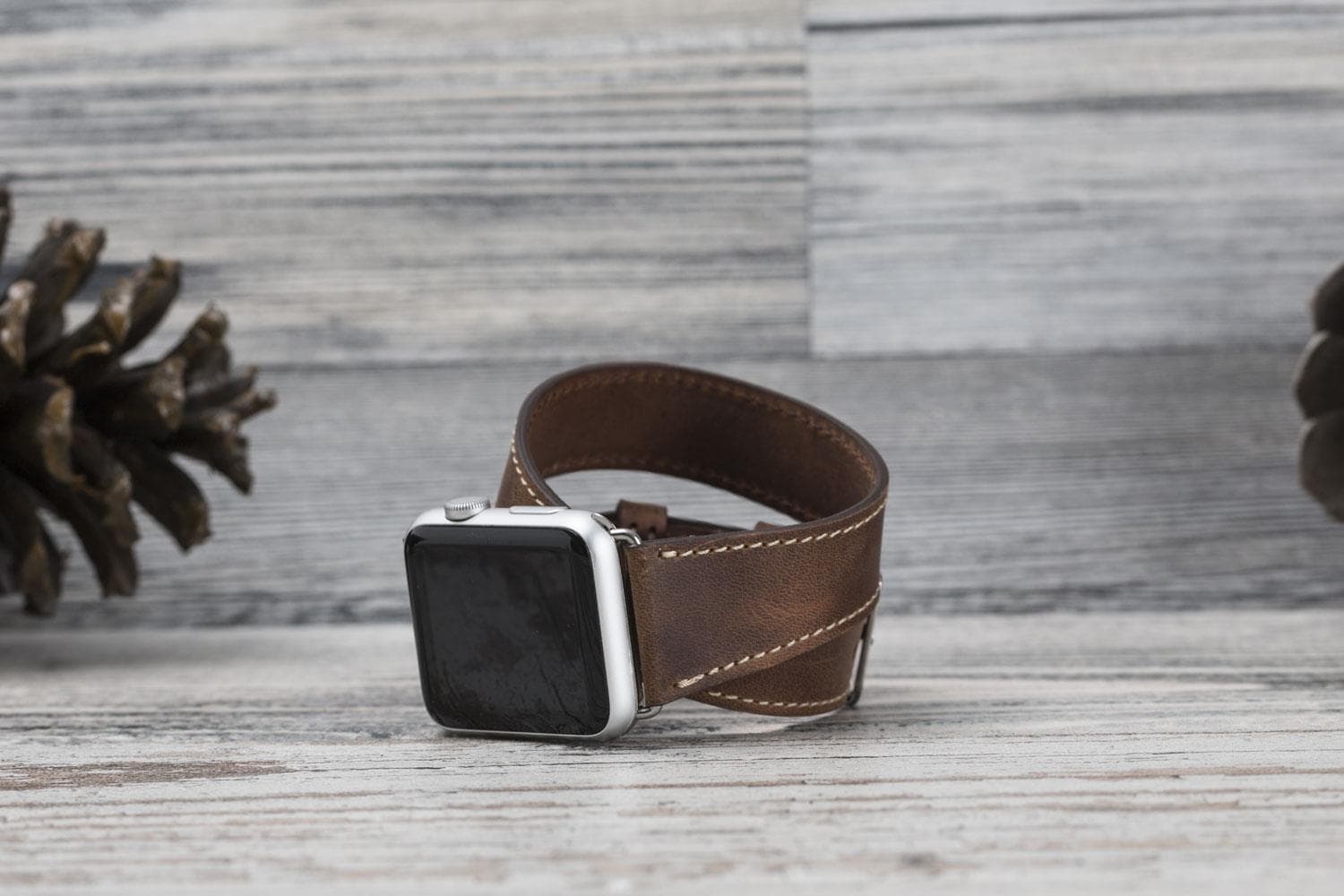 Leather Apple Watch Bands - DT Double Tour Style