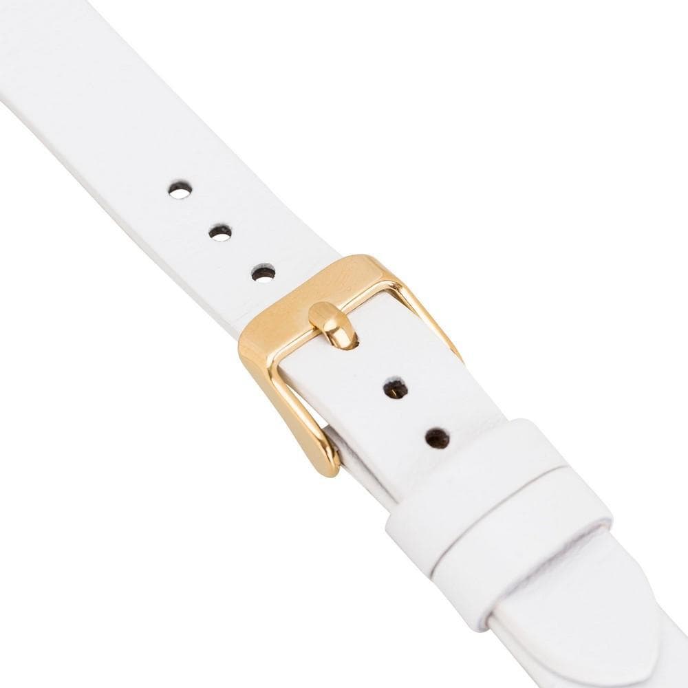 Leather Apple Watch Bands - Ferro Gold Trok Style