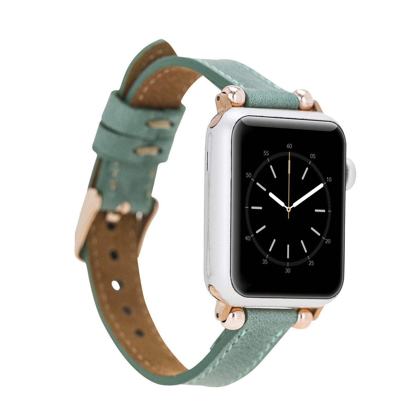 Leather Apple Watch Bands - Ferro Seamy Style CZ12