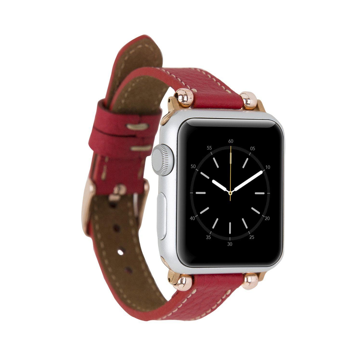 Leather Apple Watch Bands - Ferro Seamy Style ERC2