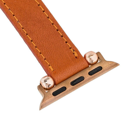 Leather Apple Watch Bands - Ferro Seamy Style