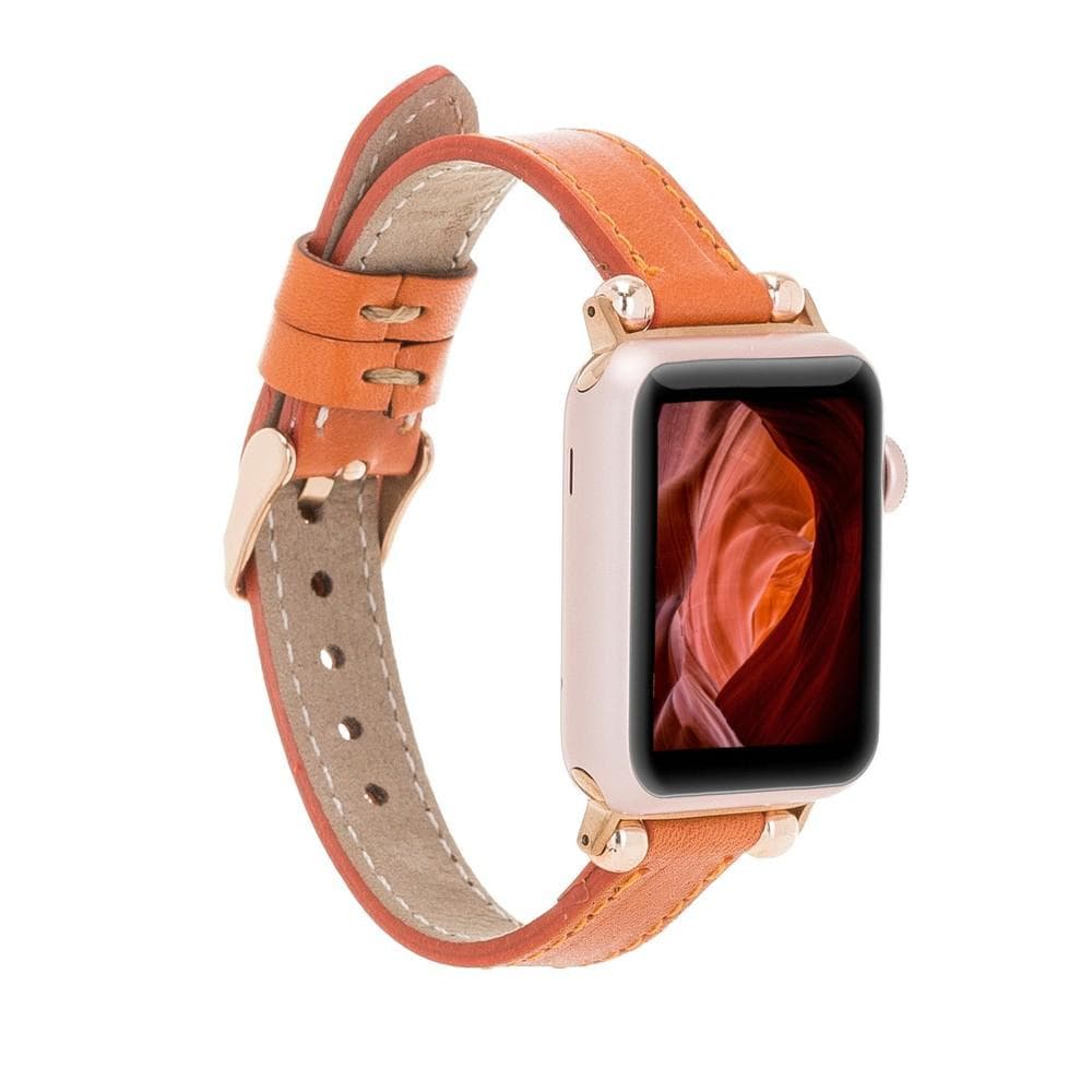 Leather Apple Watch Bands - Ferro Seamy Style F5