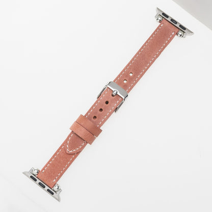 Leather Apple Watch Bands - Ferro Seamy Style