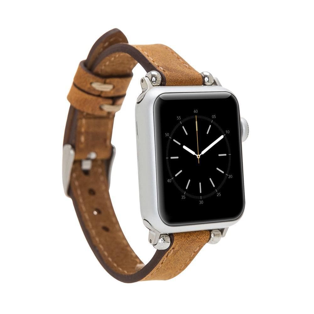 Leather Apple Watch Bands - Ferro Seamy Style G19