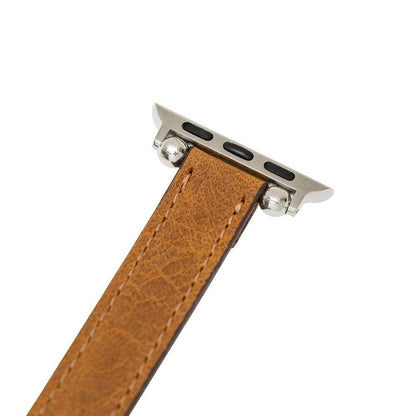 Leather Apple Watch Bands - Ferro Seamy Style