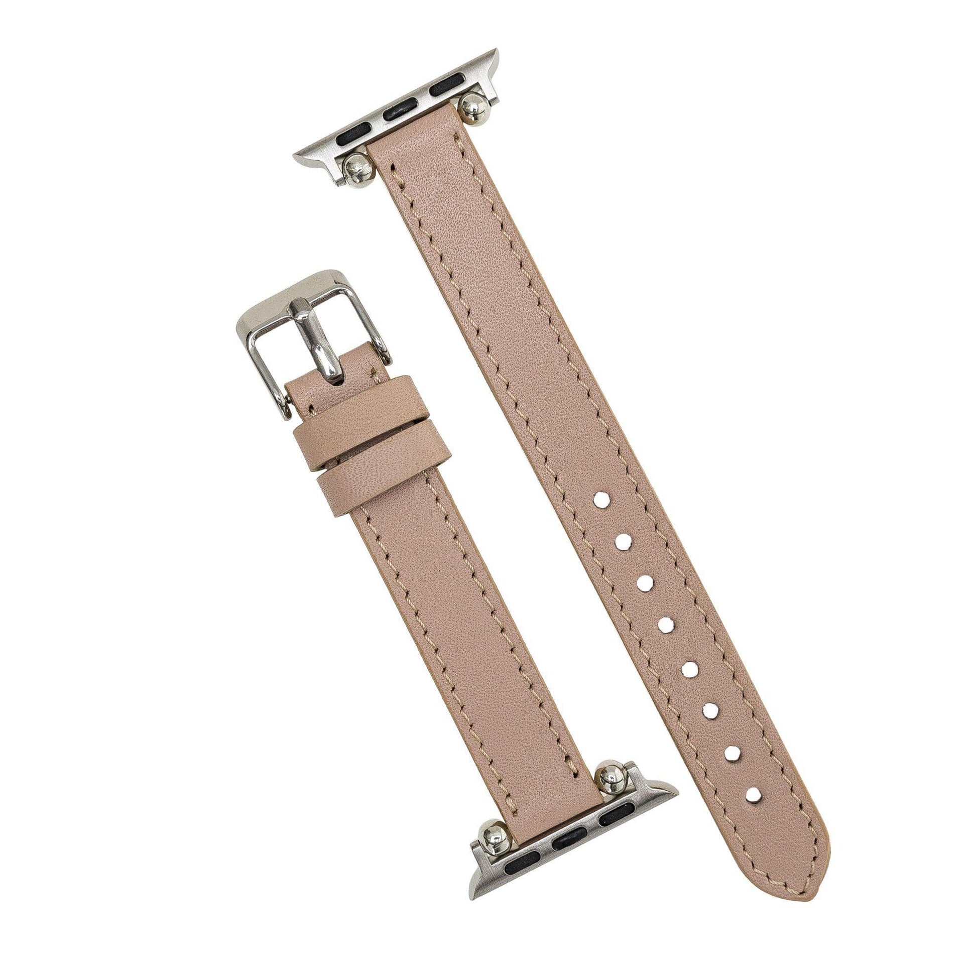 Leather Apple Watch Bands - Ferro Seamy Style