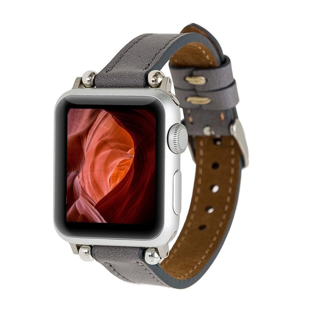 Leather Apple Watch Bands - Ferro Seamy Style RST9