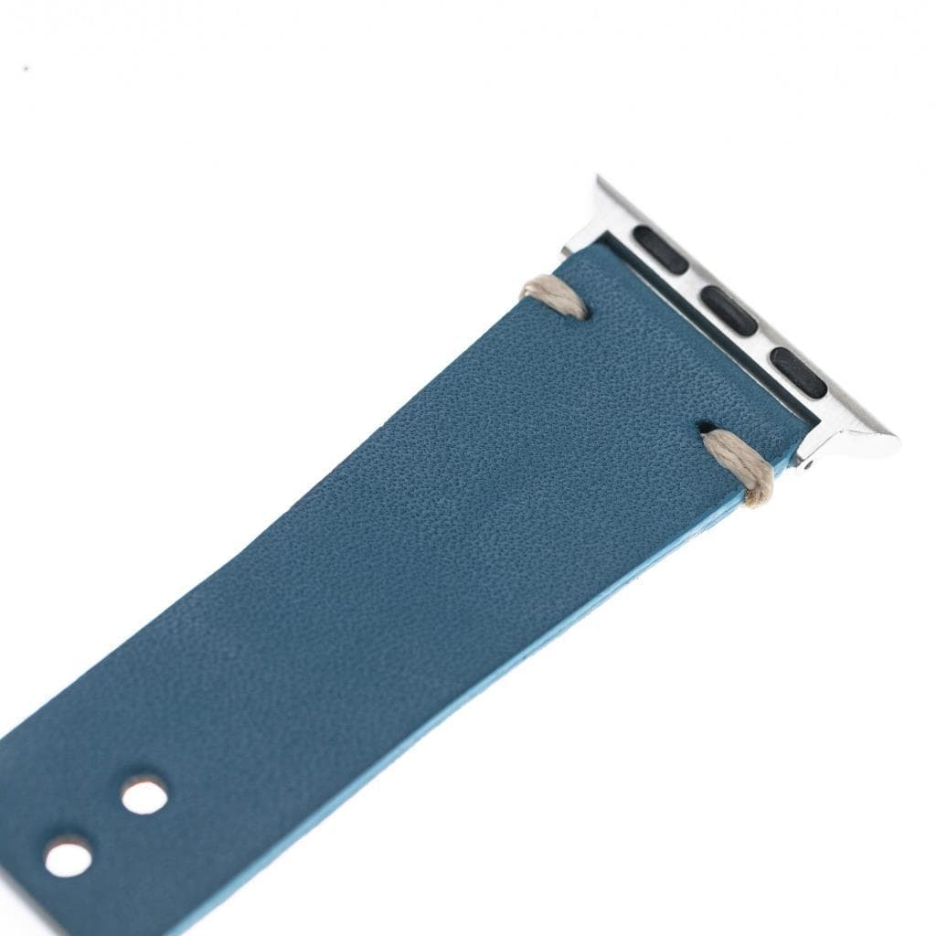 Leather Apple Watch Bands - Welder Style BRN4