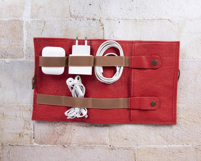 Leather Cable Organizer