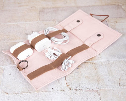 Leather Cable Organizer