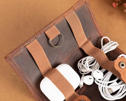 Leather Cable Organizer