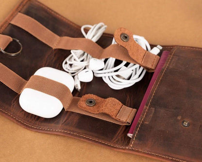 Leather Cable Organizer