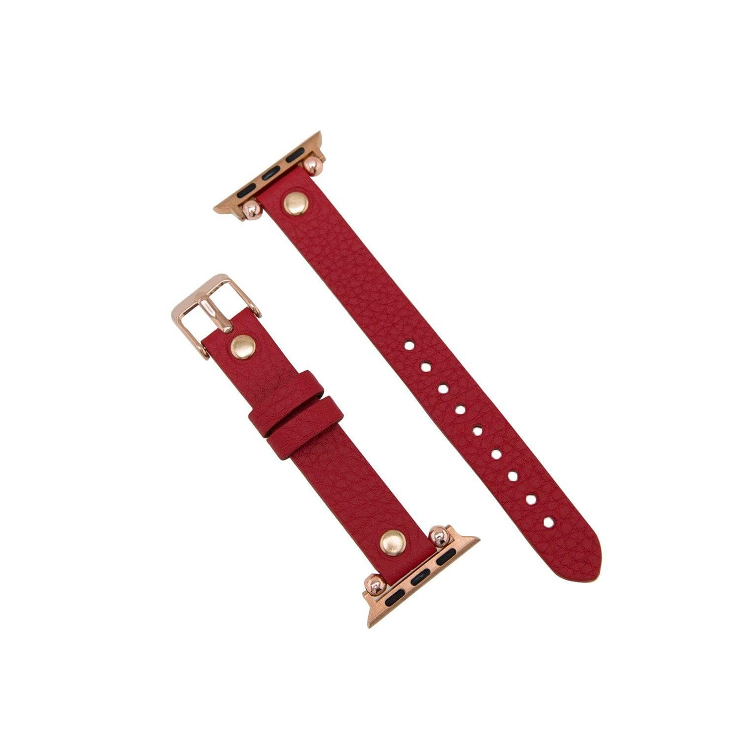 Leather Fitbit Watch Bands - Ferro Rose Trok Style