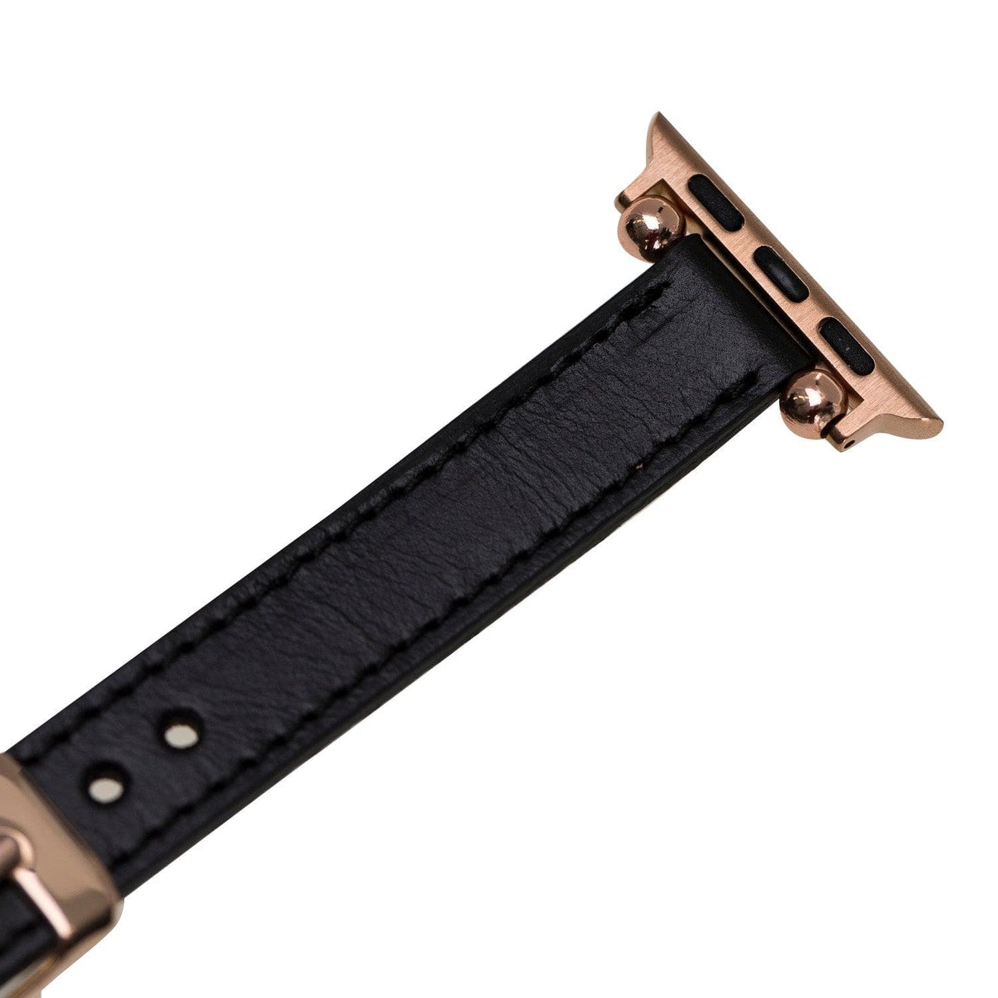 Leather Fitbit Watch Bands - Ferro Rose Trok Style