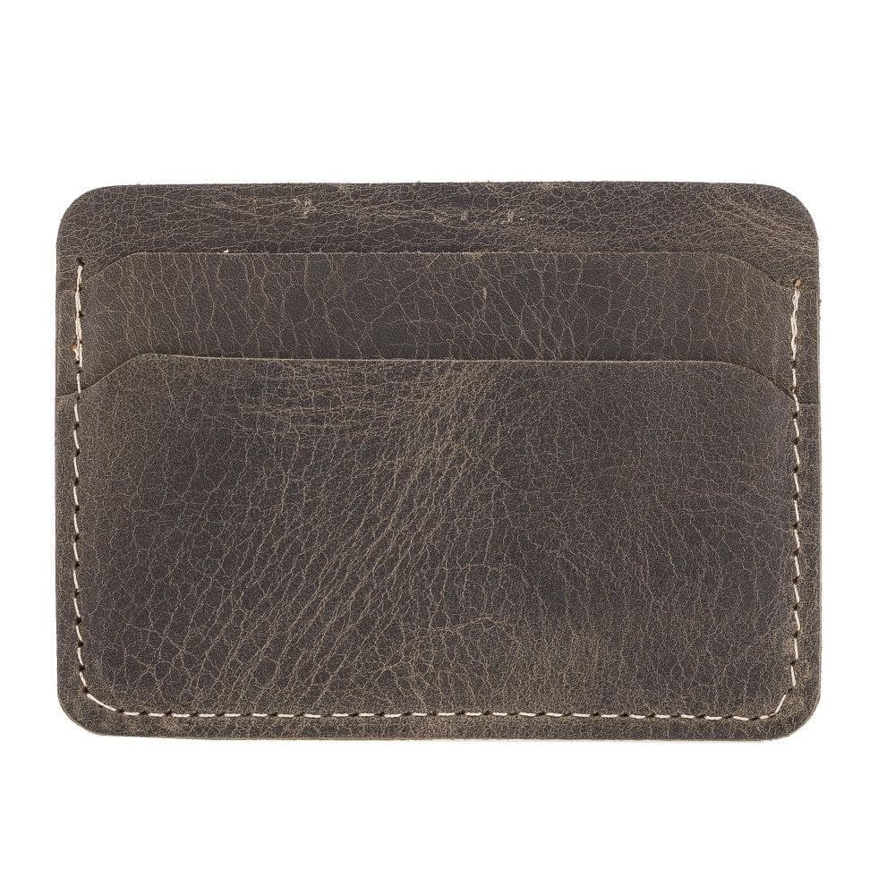 Leather Man Wallet Dark Brown Bouletta