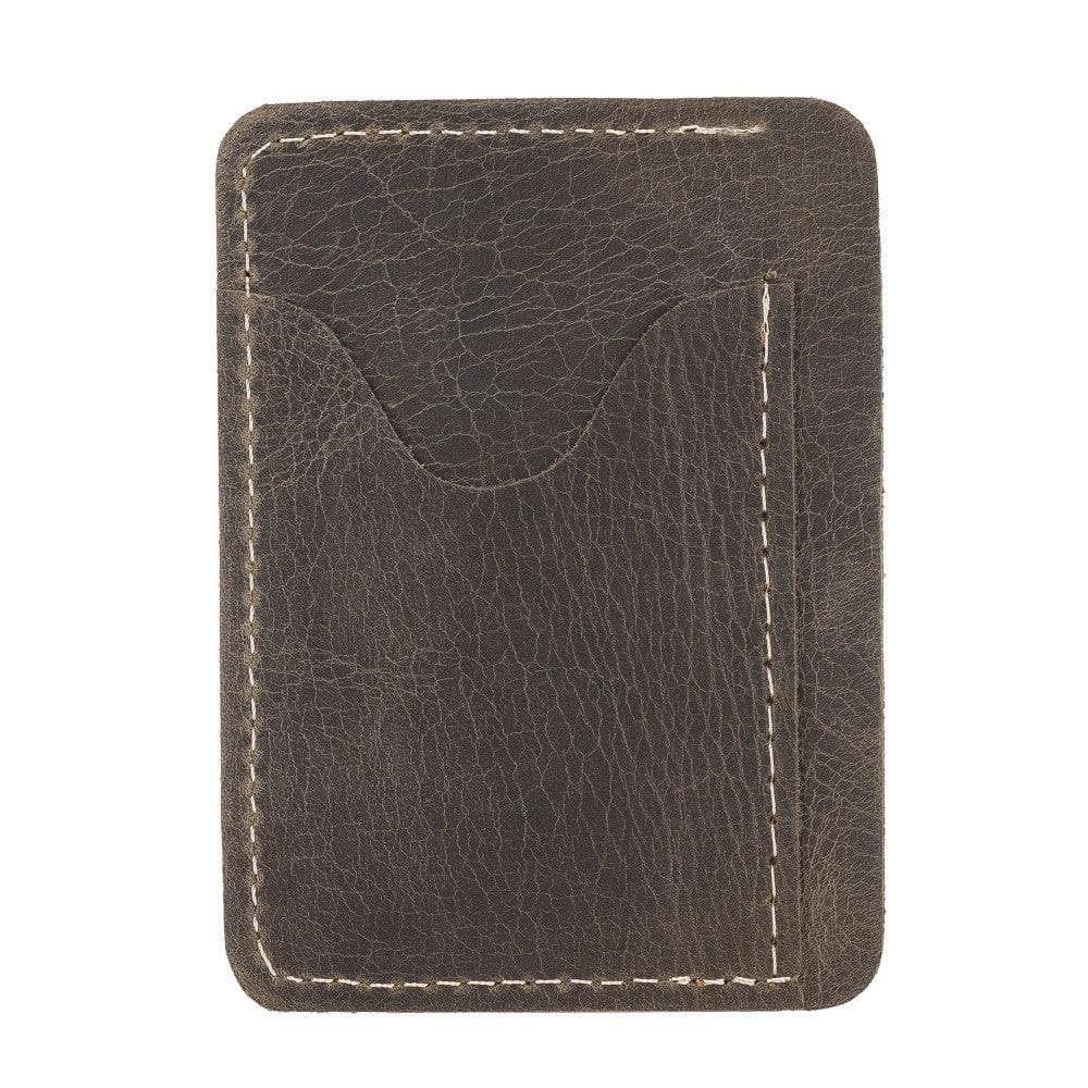 Leather Man Wallet Dark Brown Bouletta