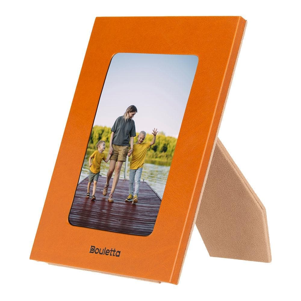 Leather Photo Frame, 22x17cm (15x10 Photo) Tan