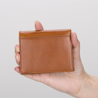 Leather Yetta Card Holder Bouletta