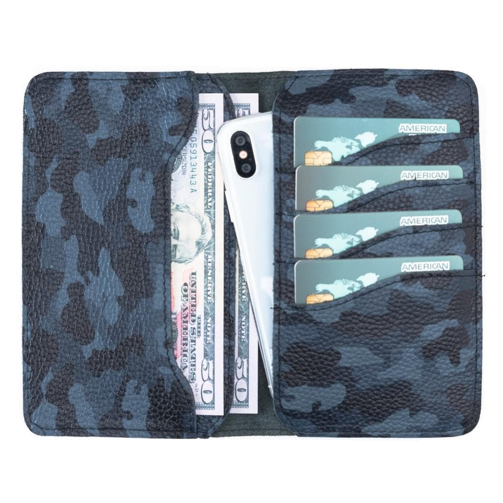 Leony Universal Wallet Case Blue